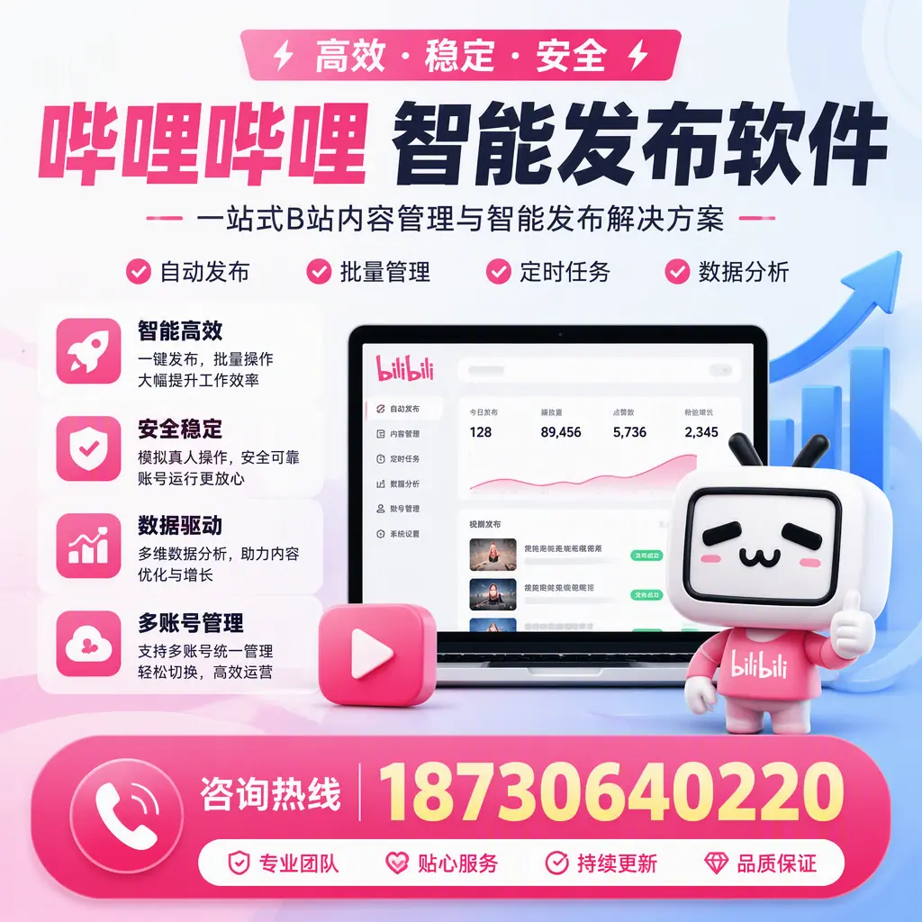 哔哩哔哩智能发布软件适用场景分析：在 金昌 的最佳实践